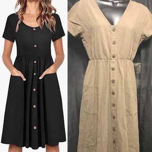 COPY - Button Down Swing Dress